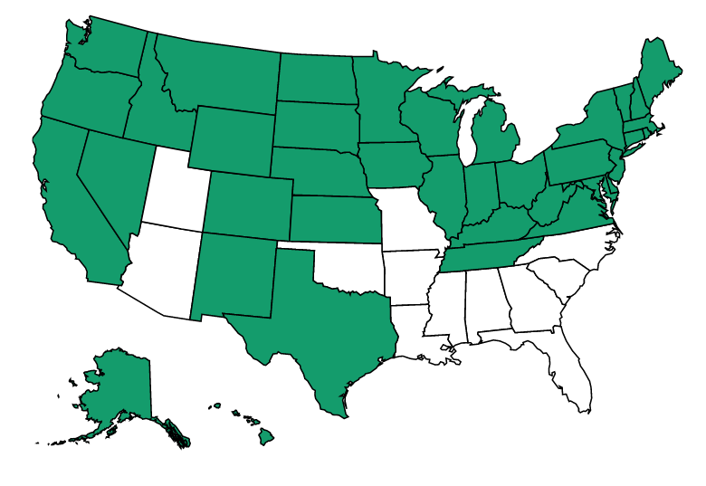 States that have ratified the ERA